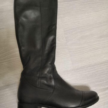 Сапоги кожаные