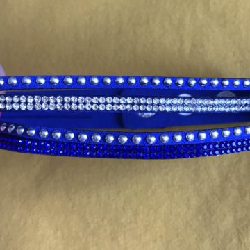 Замшевый чокер из страз.Франция