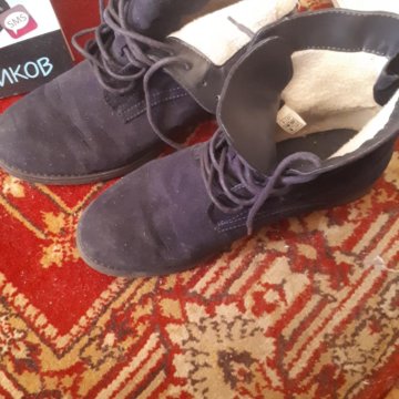 Ботинки замша 39