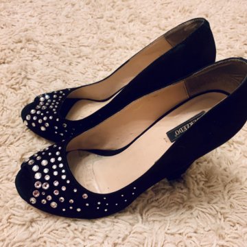 Туфли натуральная замша