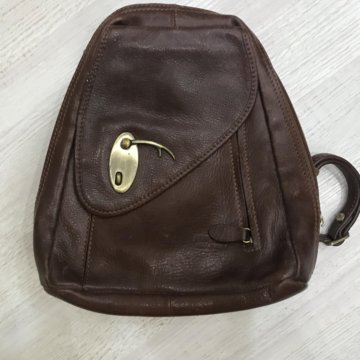 Рюкзак, женский, кожаный