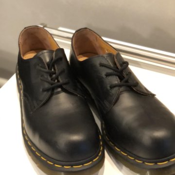 Ботинки женские стильные чёрные кожа