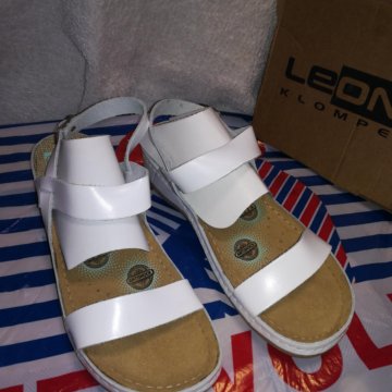 Босоножки Леон 920, 41 размер, белые