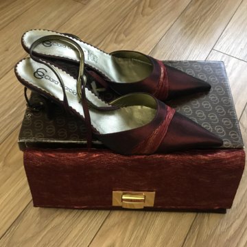 Комплект клатч и туфли (39) вечерние новые