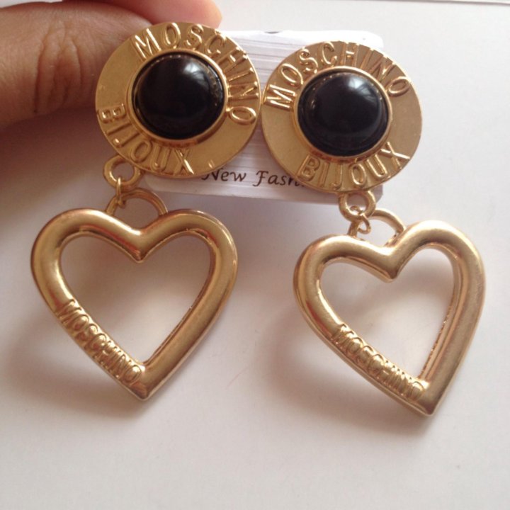 Серьги MOSCHINO