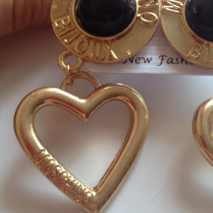 Серьги MOSCHINO