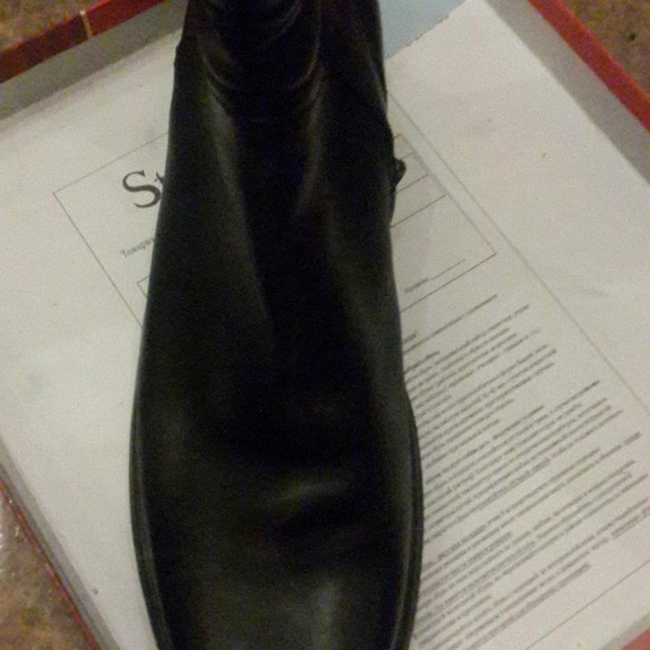 Сапоги черные