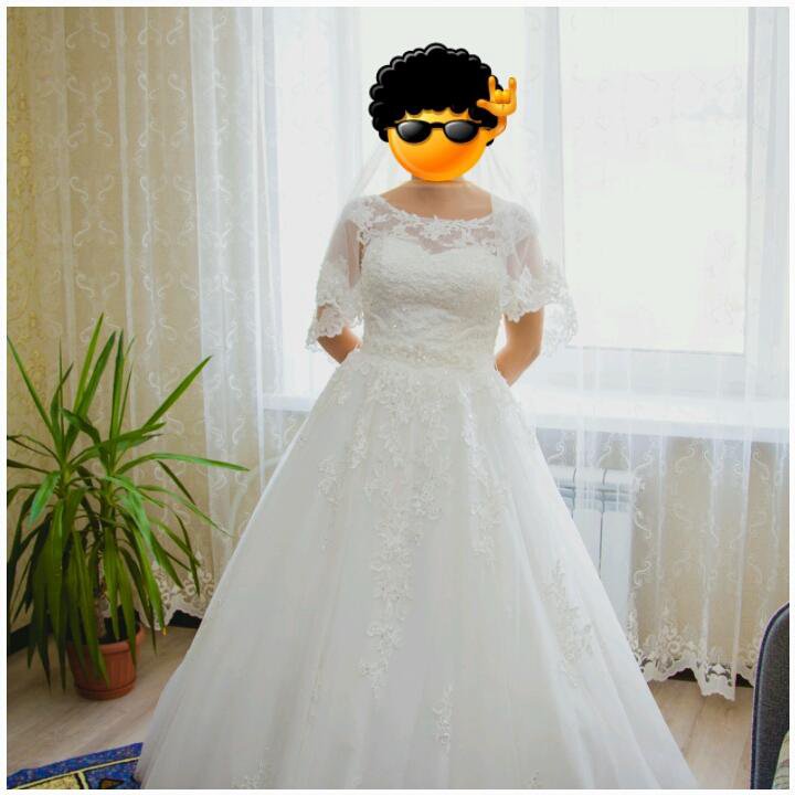 Шикарное свадебное платье