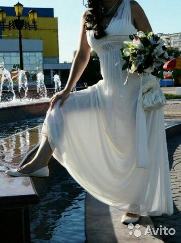 Свадебное платье в стиле Ампир.