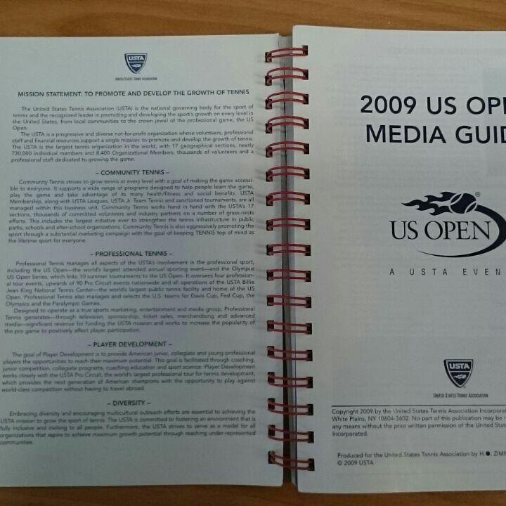 2009 US open media guide (Предтурнирная статистика