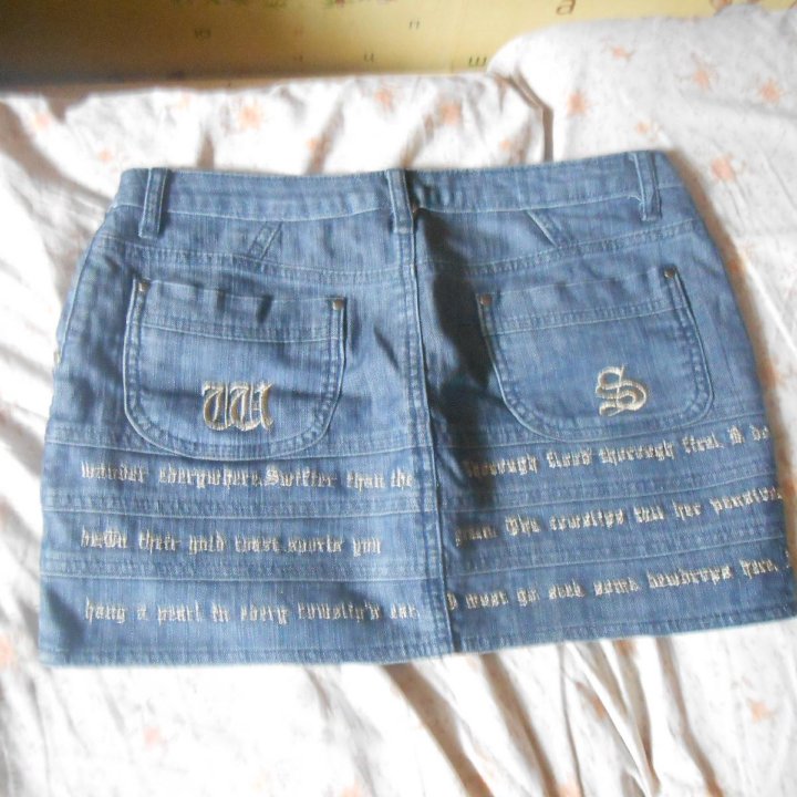 Юбка джинсовая