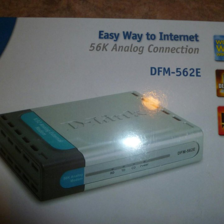 Внешний факс-модем D-Link DFM-562E новый