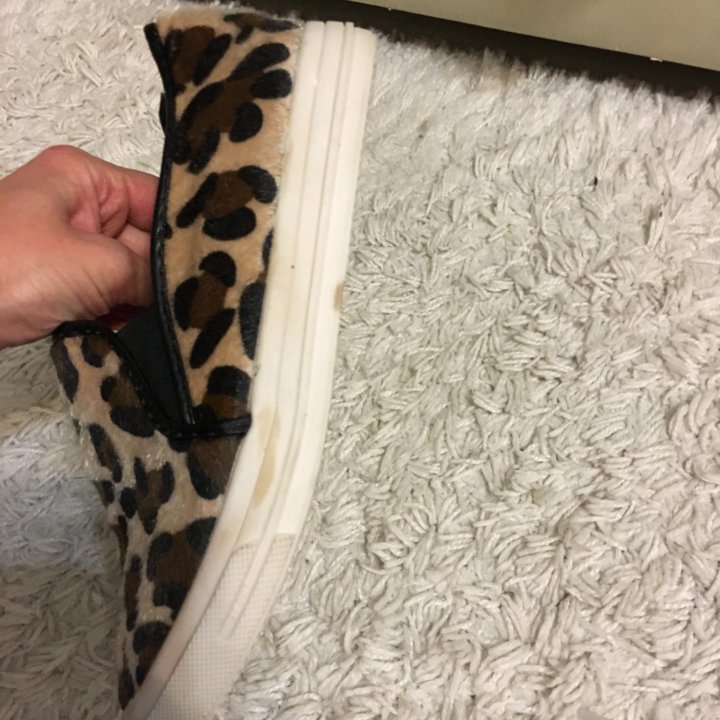 Слипоны леопард