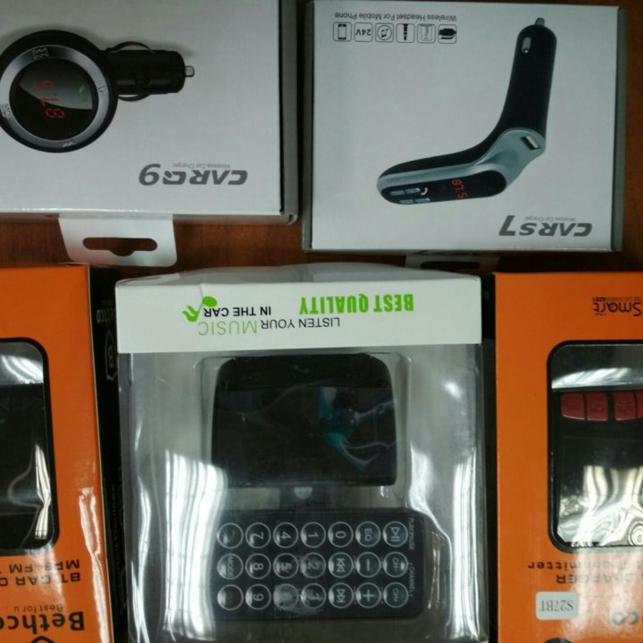 Модулятор с Bluetooth и блютуз адаптеры USB/Aux