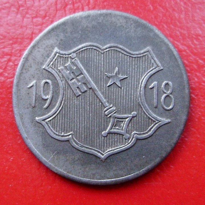 Германия. Нотгельд.10 пф. 1918 Worms