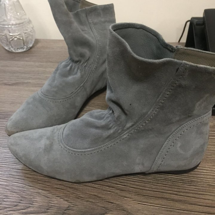 Ботильоны замша