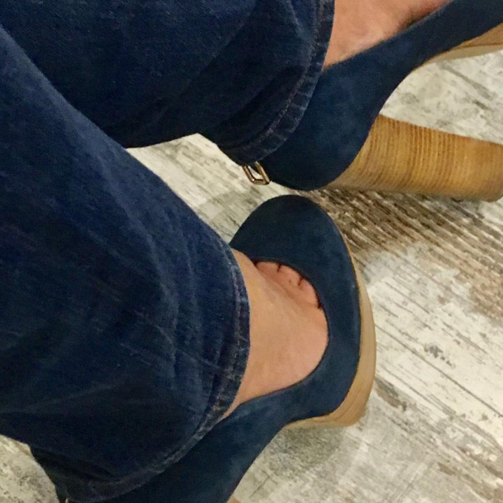 Туфли замша