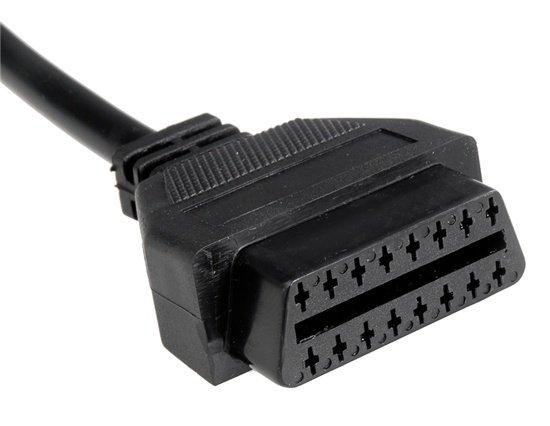 Удлинитель OBD II 16 pin - 0,3 метра