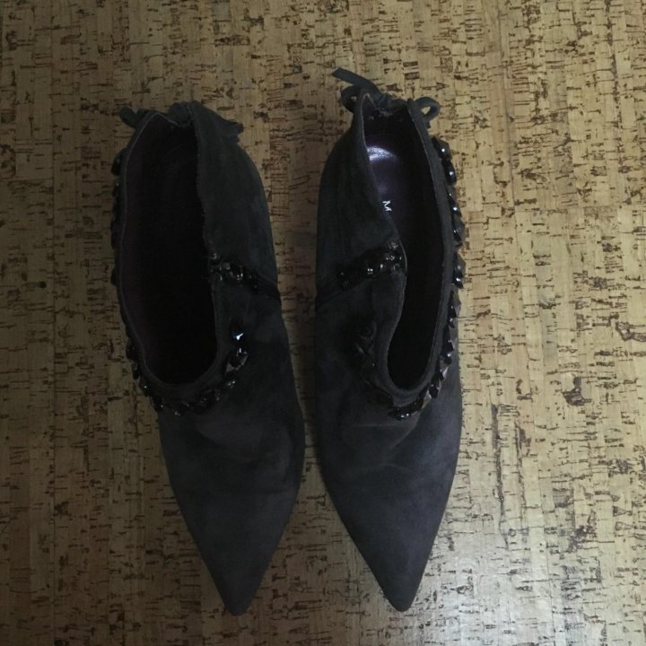 Ботильоны серые