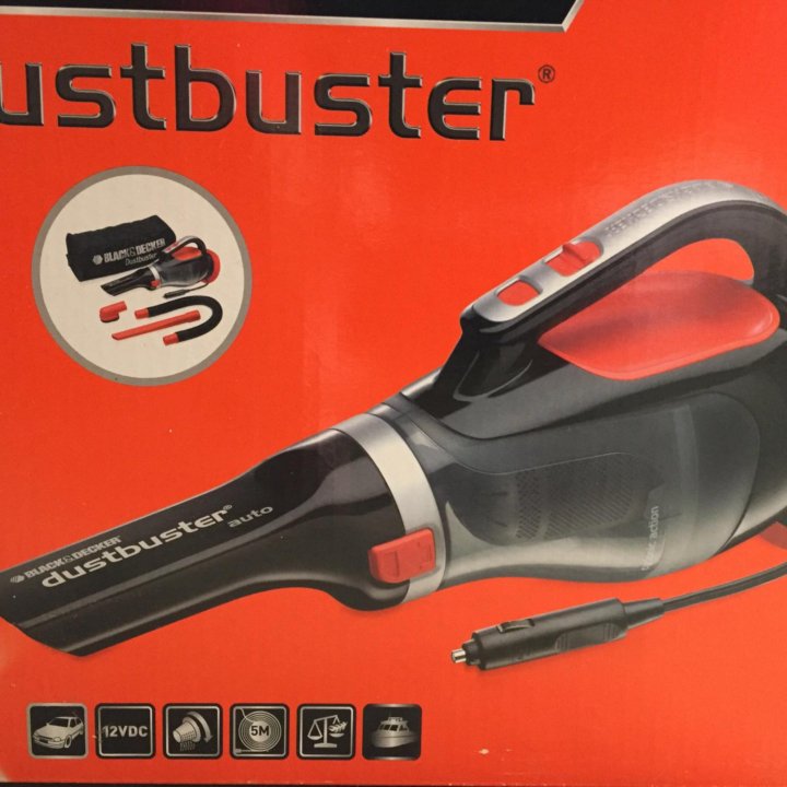 Автомобильный пылесос dustbuster black decker