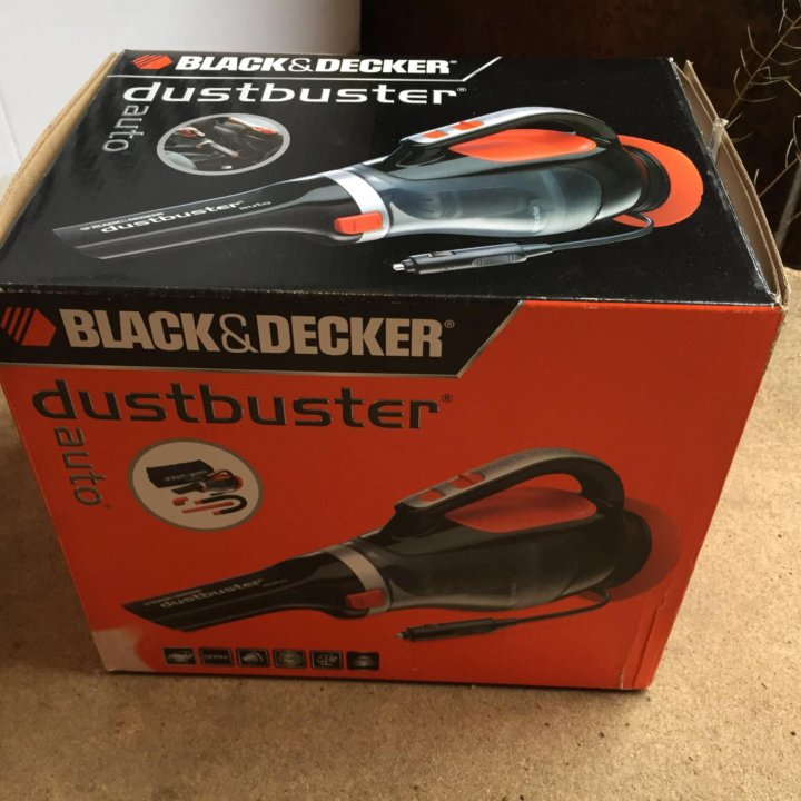 Автомобильный пылесос dustbuster black decker