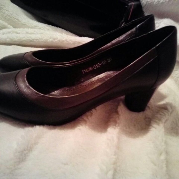 Туфли кожаные