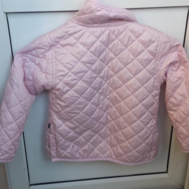 Куртка розовая стёганая 
