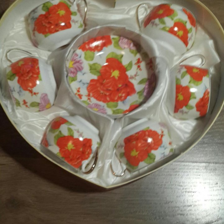 Сервиз японский чайный тонкий фарфор большие чашки купить в Москве ...
