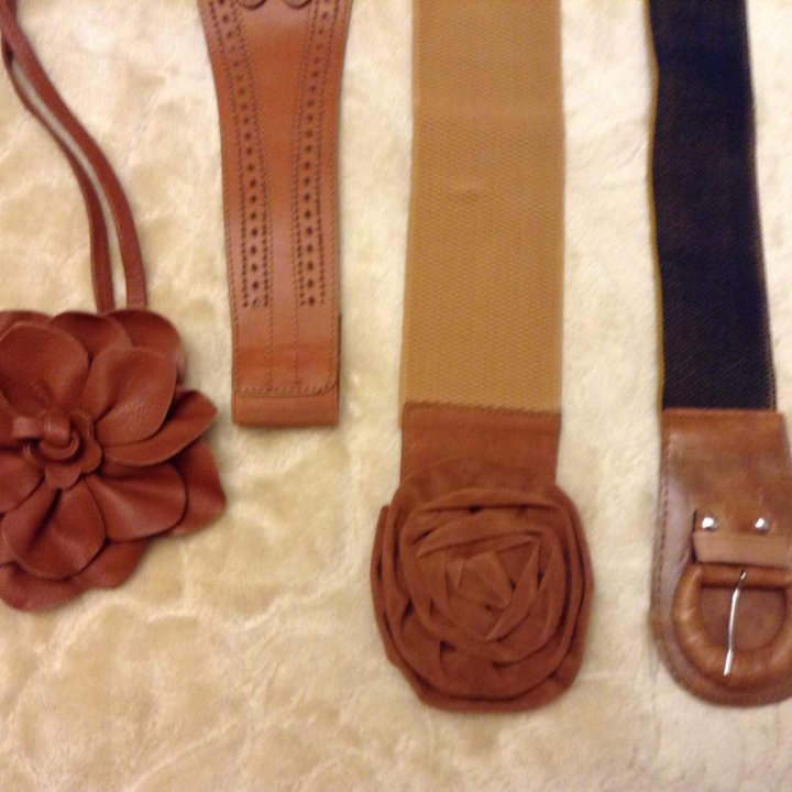 Ремни рыжие