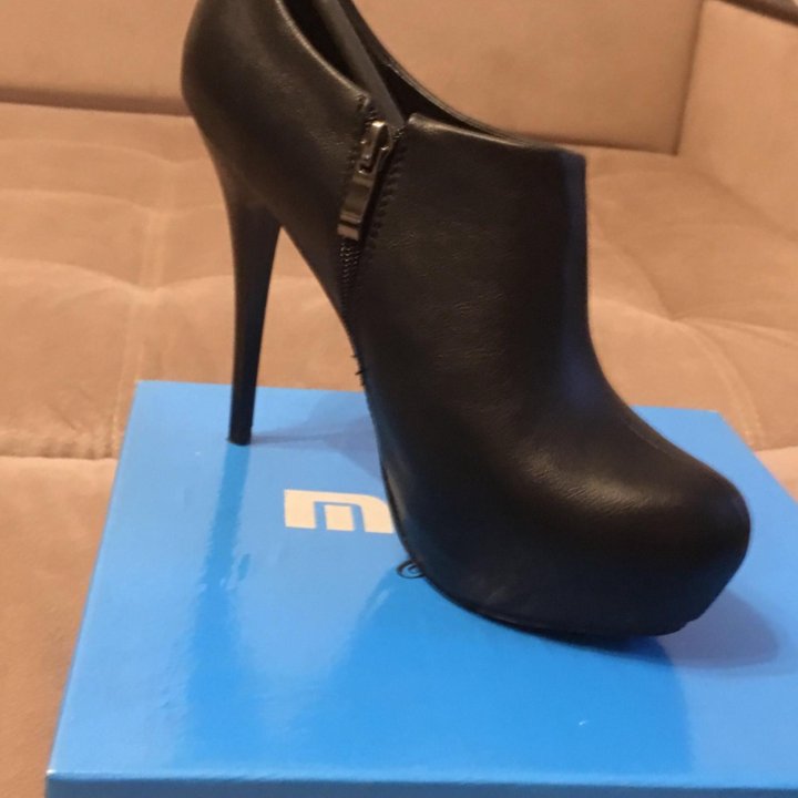 Ботильоны кожаные