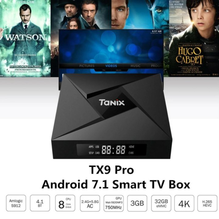 Т95x tv box 1/8 смарт тв приставка