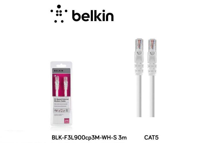 Кабель телефон-модем Belkin F3L900cp3M-WH-S White