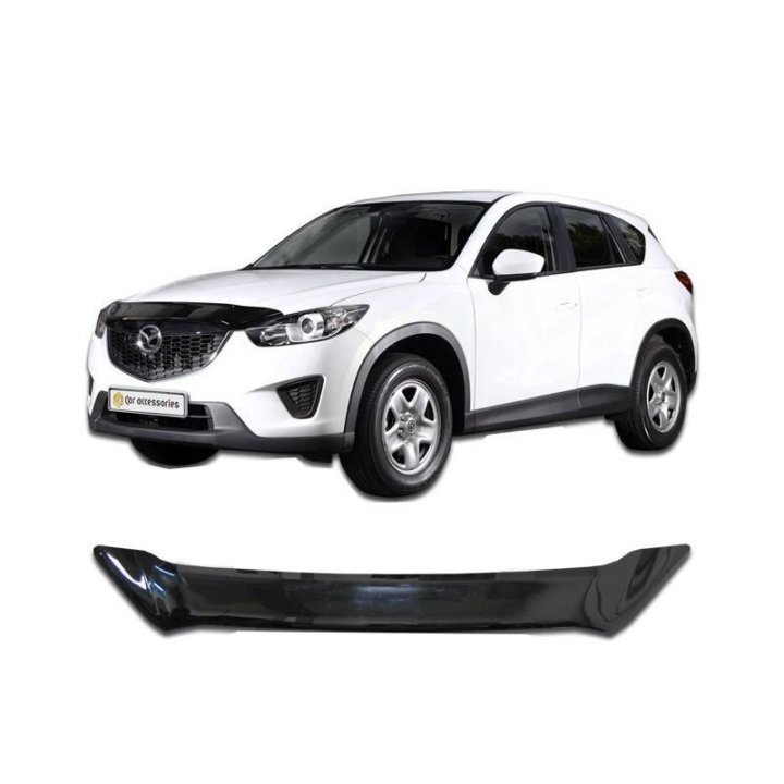 Дефлекторы окон и капота на Mazda Cx5