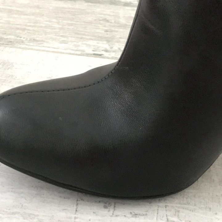 Ботильоны кожаные