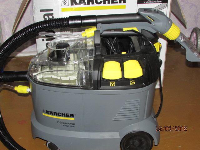 Аренда професионального моющего пылесоса Karcher.