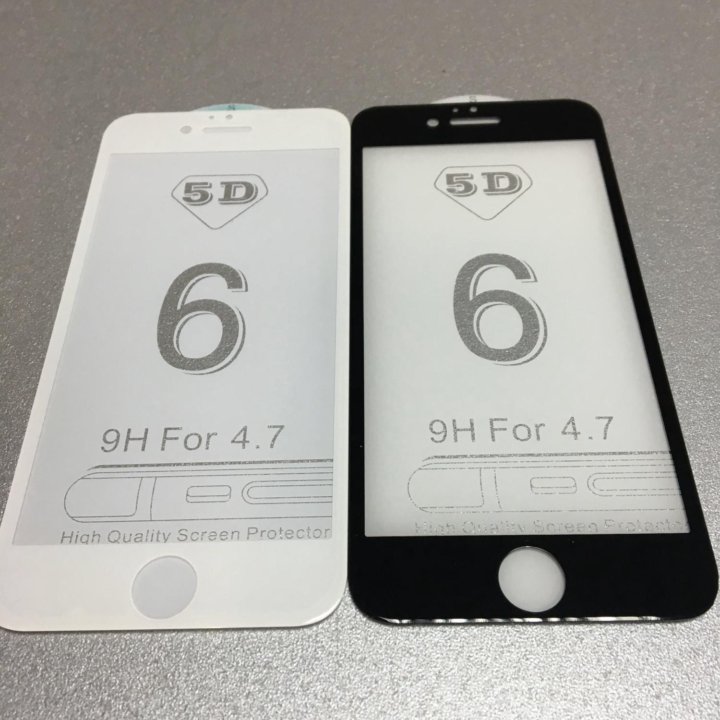 Защитное 5D стекло на iPhone 6,6s,7,8,10