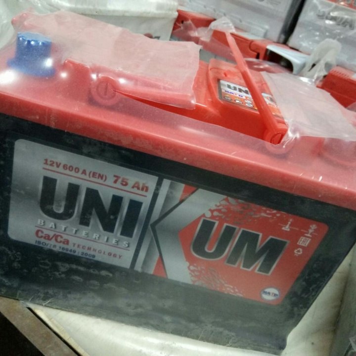 Аккумулятор unikum 75ah