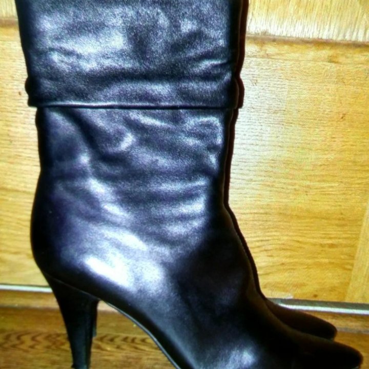 Ботинки кожа