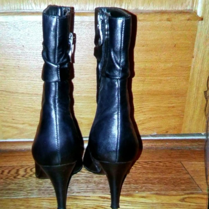 Ботинки кожа