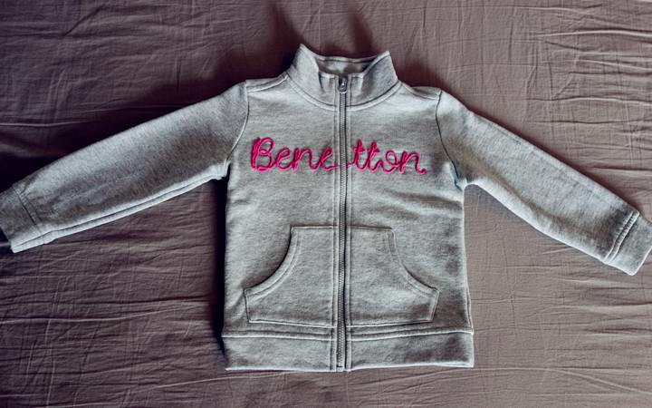 Куртка дет. весенняя, на молнии Benetton (новая!)