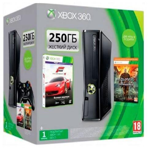 XBOX 360 SLIM 250GB +70ИГР В ПОДАРОК !