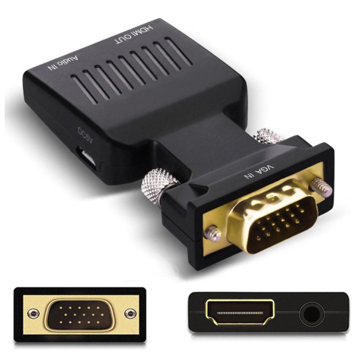 Конвертер Адаптер Переходник VGA на HDMI