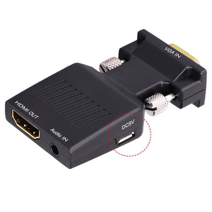 Конвертер Адаптер Переходник VGA на HDMI