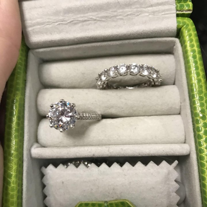 Кольцо серебро 925