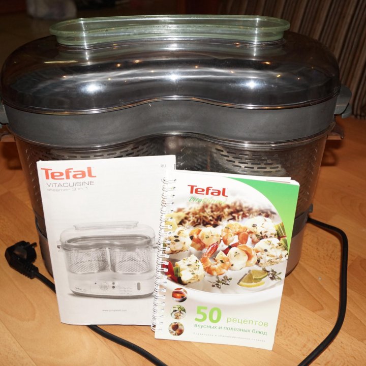 Пароварка Tefal Vitacuisine steamer 3 в 1