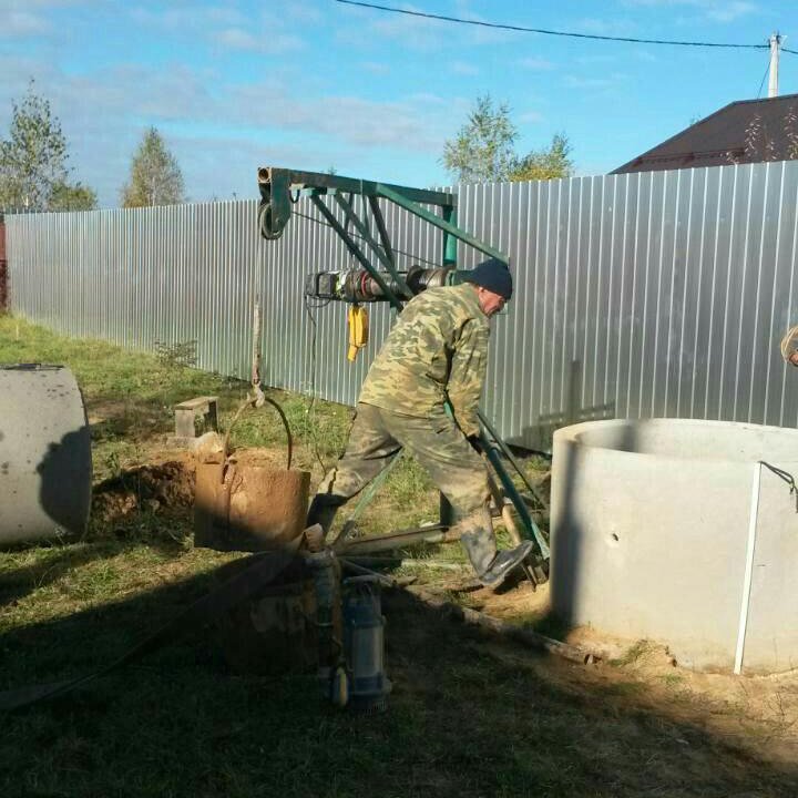 Чистка питьевых колодцев, ремонт и углубление