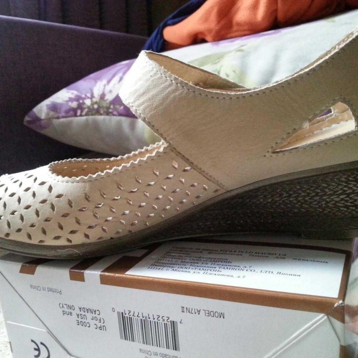 Туфли летние