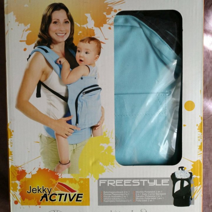 НОВЫЙ Рюкзак-кенгуру Jekky Kids Active 3 положения