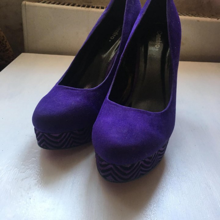 Туфли замша