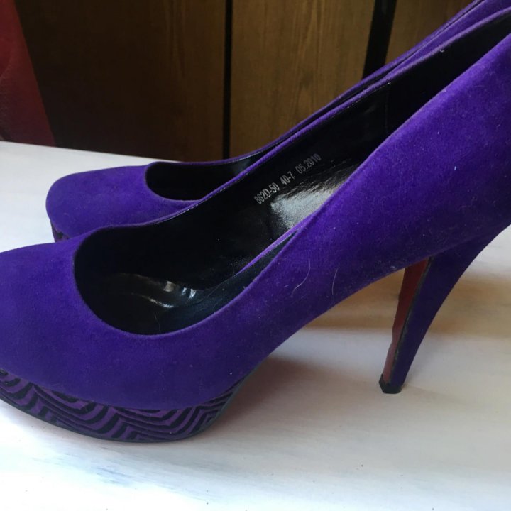 Туфли замша